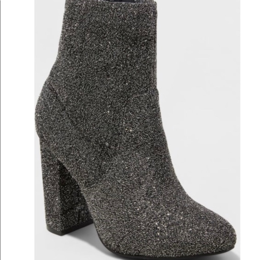 Target Mossimo Dania Glitter Bootie 8